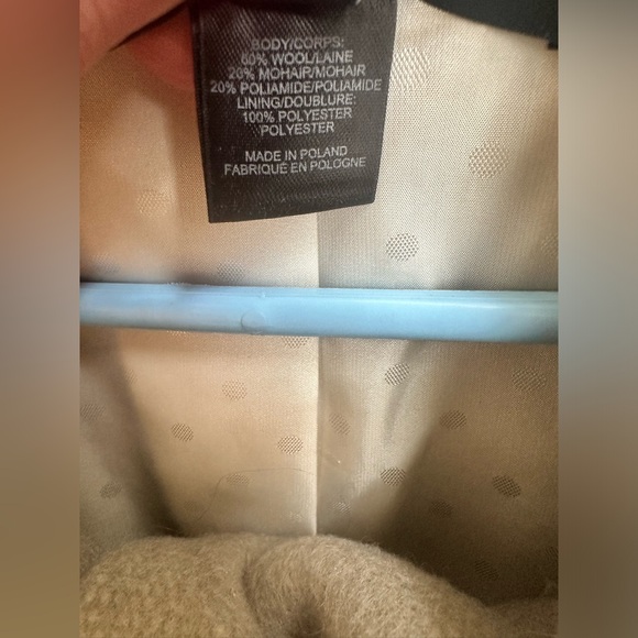 Marc Jacobs Beige/Grey Size Small Oversized Coat - Picture 10 of 13